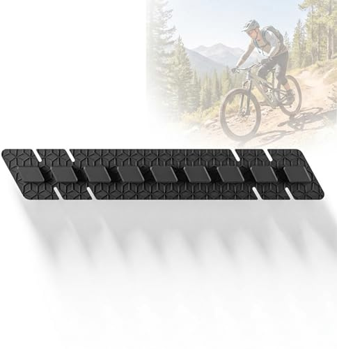 Tarqite Kettenstrebenschutz, Airbag-Design Fahrrad Kettenstreben Schutz, Silikon Kettenstreben, Kettenstreben Rahmenschutz für MTB, BMX, Tourenräder