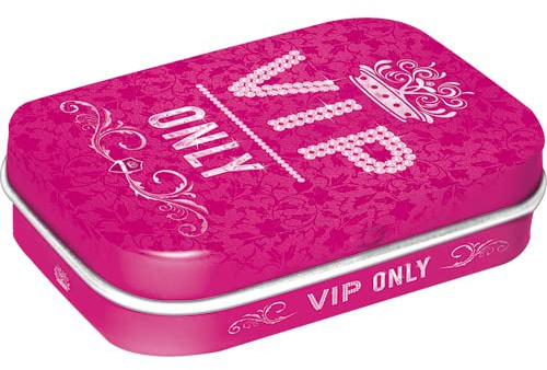 Nostalgic-Art 81328, Achtung, VIP Pink Only, Pillendose