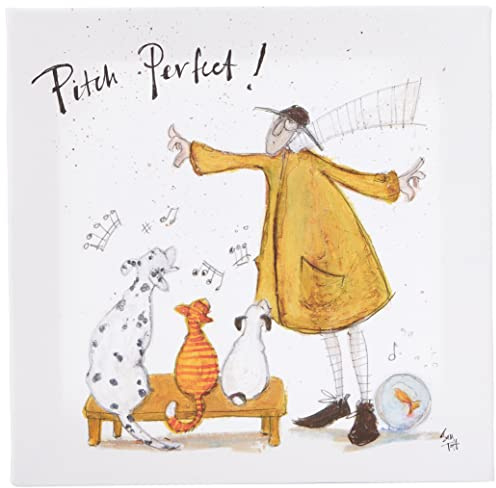 Sam Toft Toile imprimée 30 x 30 cm (Pitch Perfect)