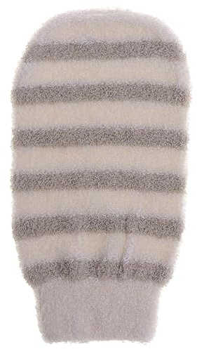 Beaupretty Bath Exfoliating Gloves Two-Sided Shower Scrubber Mitts for Gentle Dead Skin Removal and Pore Cleansing Sauna Use