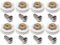 YUANQIAN Rollen für Duschtüren, Edelstahl, Durchmesser 19 mm, 8 Stück (19mm,8pcs)