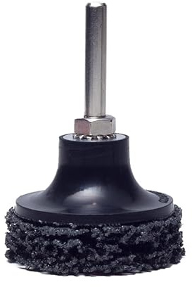 EMPORA Stützteller Ø50/75mm mit TR Aufnahme (6-6,3mm Schaft) - Kann nur mit Schnellwechsel-SCHRUPPSCHEIBEN und Schleifwerkzeugen von 50 mm und 75 mm verwendet werden (Ø75 mm)