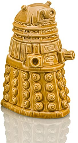 DOCTOR WHO Geeki Tikis Dalek Ceramic Mug Holds 24 Ounces, Yellow