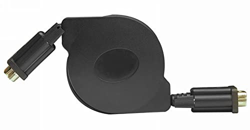 Adaptador VGA D-Sub 15 pines macho a macho recto retráctil cable 1m