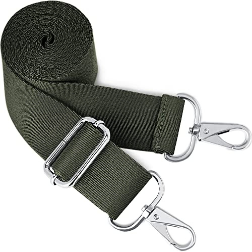 BOACAY Correa Bolso Bandolera, Cinta de Hombro Ajustable y Intercambiable para Mujer y Hombre, Tira Ancha de Reemplazo, Accesorio Universal con Clips