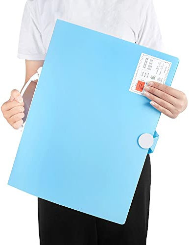 Diamond Painting Aufbewahrungsbuch A3 20 Seiten Diamant Malerei Lagerbuch mit Griff 20 durchsichtige Taschenhüllen für Diamantmalerei-Präsentationen