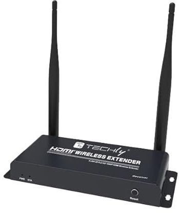 Techly 365627 Ricevitore Kit Wireless Extender HDMI Fino a 200m Nero