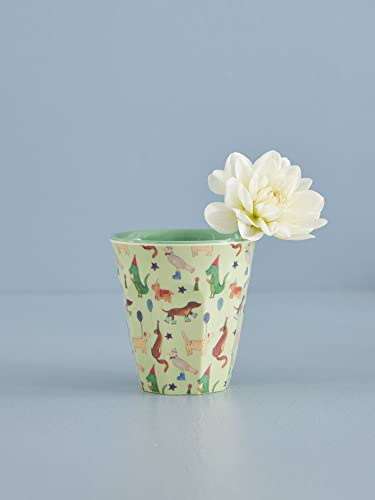 Tazza in melamina media – verde – Party Animal Print