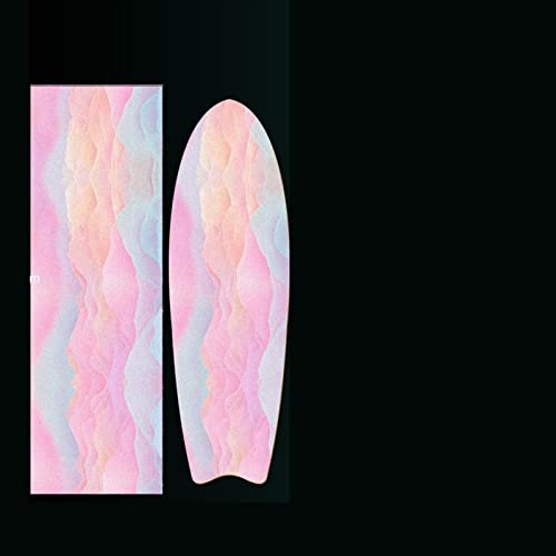 FEETOX Skateboard Klebeband 84 * 23cm(33.46X9.45inch) Skateboard Grip Tape Skateboard Aufkleber Bubble Free Waterproof Longboard Griptape Skateboard Grip Tape AC956 Skateboard Aufkleber