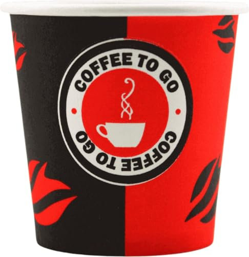 KURTT - 1000 tasses à expresso - 120 ml - gobelet jetable - gobelet à emporter résistant à la chaleur - recyclable - cacao - gobelet à boisson pour espresso - Espresso - Gobelets à boire - Café - Thé