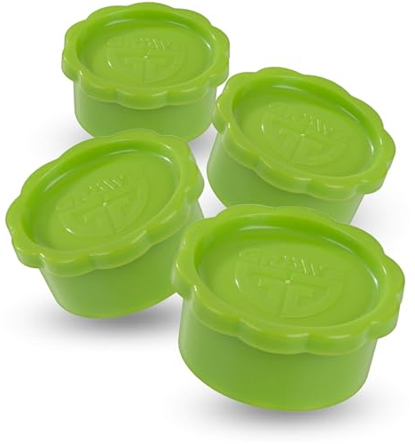 GRÄWE Sodastream Lot de 4 couvercles pour bouteilles en verre Penguin et Crystal Vert