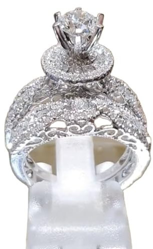 Ringe Damen Ring Für Damen Frauen Finger Herren Geschenk Diamantringe Für Damenmode-Accessoires 9