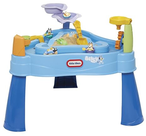 Little Tikes Bluey Beach Water Table - Comes with 6 Accessories, Bluey Active Play, for Boys and Girls Ages 1-6 Years