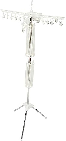 Garneck Stendibiancheria Rotante per Asciugatura Asciugamani e da Balcone Design Compatto e Include Antiscivolo per Asciugare Asciugamani e Pannolini