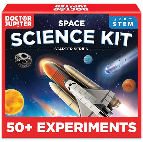 Doctor Jupiter Space Science Toy, Crafts Kit for Kids | Birthday Gifts for Boys 8+ Years Old | STEM Toy with 50+ Experiments | Learning & Educational Kits, Planet Toys