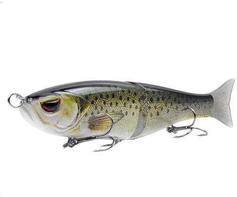 TUXIBIN Angelköder, Kunstköder Wobbler Hecht, Fisch Köder für Zander Barsch Forellen Swimbait lebensechter Angel köder für Süß- und Salzwasser Angelgeschenke 1-6