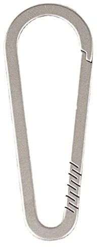 YIZITU Schlüsselanhänger aus Titanlegierung, praktischer Titan-Karabiner, Schnellverschluss-Haken, Schlüsselanhänger, Schnalle, Outdoor-EDC-Werkzeug zum Klettern