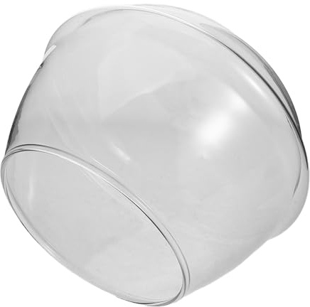 IMIKEYA Vaso idroponico trasparente con piccola ciotola a forma di tamburo per gigli d'acqua e fiori di vaso versatile per piante acquatiche e piante grasse decorazione