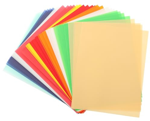 ABOOFAN 40 piezas Papel de Calco para Dibujo Técnico Caligrafía y Diseño DIY Papel Translúcido Resistente al Amarillamiento para Artes Gráficas Ingeniería