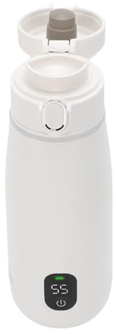 Fockety Bouilloire électrique de Voyage, Mini Bouilloire Portable en Acier Inoxydable 316 de 350 Ml, Petite Chaudière à Eau Chaude sans Fil, Bouilloire de Voyage à café à ébullition