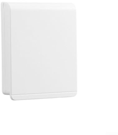 Cubierta de protección de enchufe impermeable de plástico para 86 enchufes de interruptor, ultrafina con pegajosa, adecuada para entornos exteriores e interiores húmedos como granjas y baños (blanco)