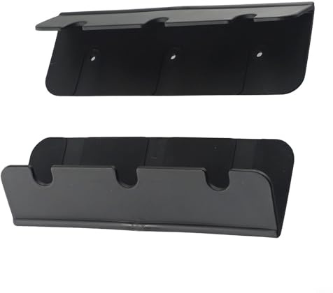 Par de ganchos de asiento de barco de grado marino para barco de pesca inflable yate para bote de costilla con diseño de PVC resistente para un uso duradero (negro)
