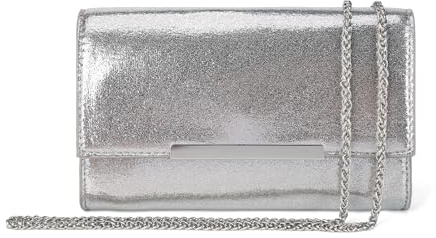 AFKOMST Clutch-Geldbörsen für Frauen, kleine Crossbody-Taschen und Sommer-Stroh-Strandhandtaschen mit Crossbody-Kettenriemen
