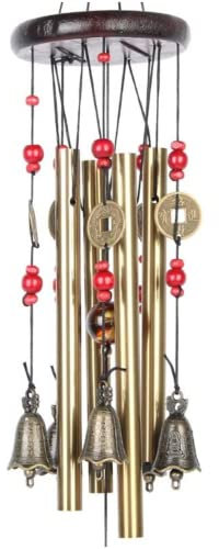 Wind Chimes for Garden Decorations, Chinese Lucky Metal Bell Wind Chimes Garden Ornaments Outdoor Clearance