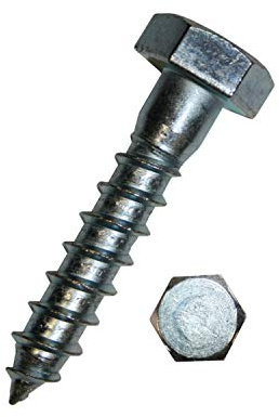 8X 10x40 Sechskant Holzschrauben DIN 571 Edelstahl A2 Schlüsselschrauben 8 Stück