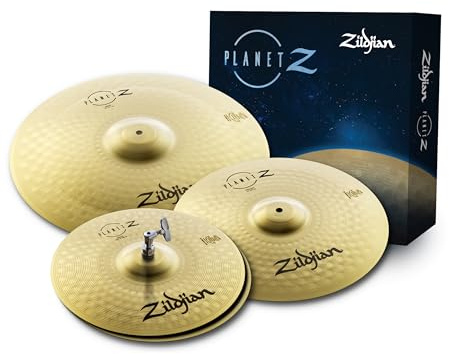 Zildjian ZB4PK Planet Z Series - Juego con 4 Platillos (14 pr, 16, 20),Nuevo Modelo