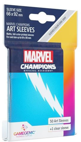 Gamegenic, Marvel Champions Sleeves - Quicksilver, Sleeve Color Code: Gray