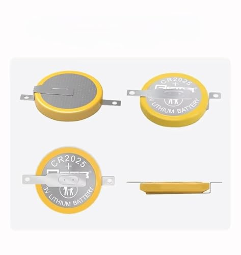 TOPALLI - Pilas 3V CR2025 Compatible para Game Boy, Pokemon y Super Mario Pila Botón con carcasa para soldar (2)