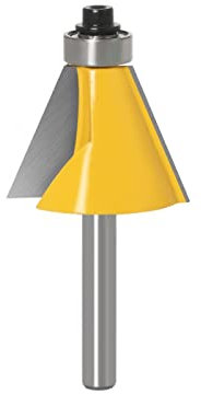 Bohrer 1 Stück Fasenfräser 15 Grad Abschrägungskantenfräser für Holzbearbeitungsmaschinen,8X22,5