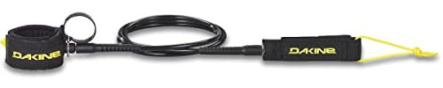 Dakine Unisex-Erwachsene Kainui Leine mit einfachem Clip Surfleine, Schwarz, 9' x 5/16