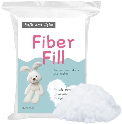 LOKUNN 50 g / 1,8 oz polyesterfiber, fyllning, fyllning, fyllda djur, kuddfyllning, fyllning med hög motståndskraft för fyllda små dockor/gör-det-själv-hantverk
