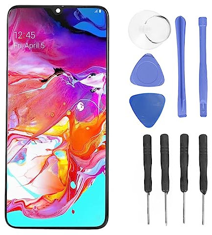 Phone Screen Replacement for Samsung, 6.7 Inch Touch Screen LCD Display Digitizer Screen with Frame for Samsung Galaxy A70 A705