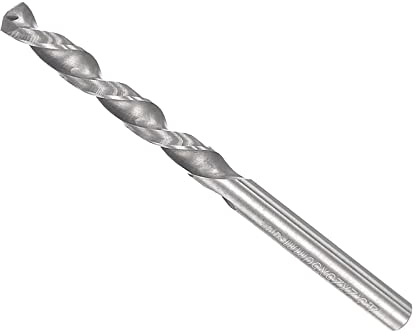CoCud Duro Carburo Trapano Punte, 3.2mm Diametro, Sinistra Mano YG6X (C3/K10) Tungsteno Carburo Dritto Gambo Torsione Trapano Punte Inossidabile Acciaio Lega, 1-Pezzo