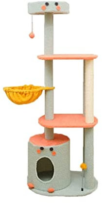 PIPONS Katzenbaum Kratzbaum Katzen-Klettergerüst Kratzbaum-Turm Katzenhaus Sisal-Katzen-Kratzbaum Haustiere Eigentumswohnung Indoor-Katzen-Aktivitätsständer katzenkratzbaum