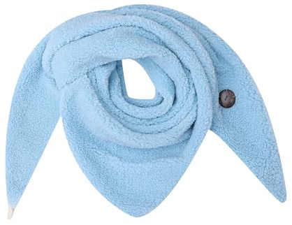 stylx Damen KuschelSchal, Teddyfell Baumwolle Dreieckstuch Frauen Winterschal Herbstschal Warm Dreieck Schal Halstuch Scarf