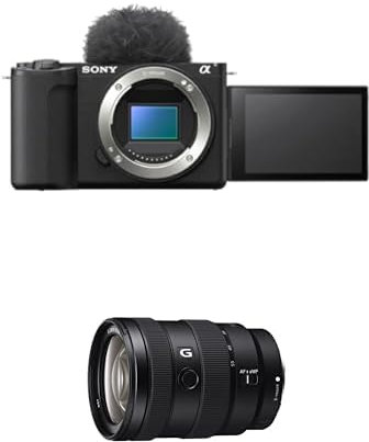 Sony ZV-E10 II Vlog Camera APS-C 26MP con Video 4K60p, Real Time Eye AF e Stabilizzazione Digitale + Obiettivo Sony SEL-1655G 16–55mm f/2.8 G – Kit Professionale per Vlogging e Creazione di Contenuti