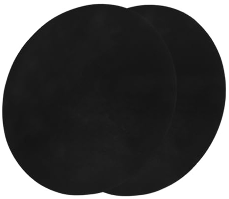 MOTHNUR 2Pièces Tapis de Barbecue Antiadhésif Rond de Réutilisables pour Cuisson Extérieur pour Légumes Poissons et Brochettes