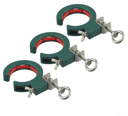 Solaughguy Drahtführungsklemme für Brückenrolle, 25 kg Tragkraft, Kabelrinnen-Verdrahtungswerkzeug aus verstärktem Nylon und Edelstahl für den Bau und (dunkelgrün)