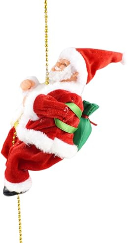 Scalatore Elettrico Babbo Natale EU | Decorazioni stagionali o Natalizie | per davanzale della Finestra 'Ufficio 'Hotel Inée Family