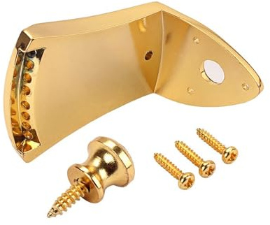 Mandolin Tailpiece Replacement Metal Triangular Tailpiece with Screws for 8 String Arched Top Mandolin Mandolin Tailpiece Musical Instrument Accessories
