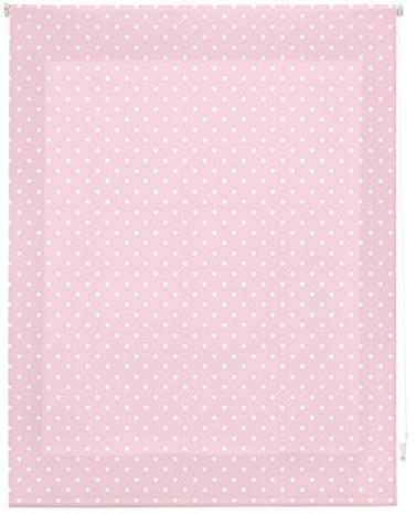 blindecor Rollo Flecken, Stoff, Pink, 130 x 180 cm