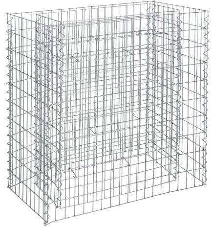 ESTEXO Hochbeet Gabionenhochbeet Gabione Pflanzkorb Drahtgitter Steinkorb Verzinkt Korb Stahlgabione Stahlkorb Metallbeet Metallhochbeet (540x50x100 cm)