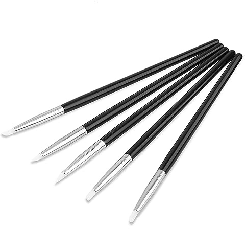 5 Stücke Shaper Silikon-Stift Zum Formen, Modellier-Pinsel, Clay Shaper Modellier Werkzeug Pinsel Colour-Shaper, Weiche Ausführung