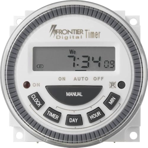 Programmateur horaire pour encastrement sur Panneau numérique 230 V/AC 16 A/250 V