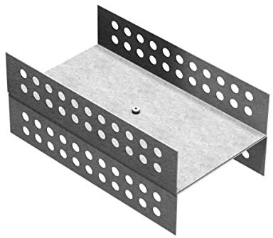 LUX ELEMENTS Accessoires de montage pour le raccordement de panneaux de construction entre eux, 80 mm, en forme de H, (sachet de 4 pièces) MONT-H 80 LMONZ1113, argenté