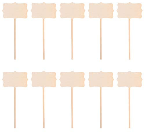 20pcs Easter Wood Cuttings DIY Flowerpot Crafts Decoration Wood Cupcake Topper Garden Labels Easter Painting Crafts Coloring Board en Handmade Materials Plant